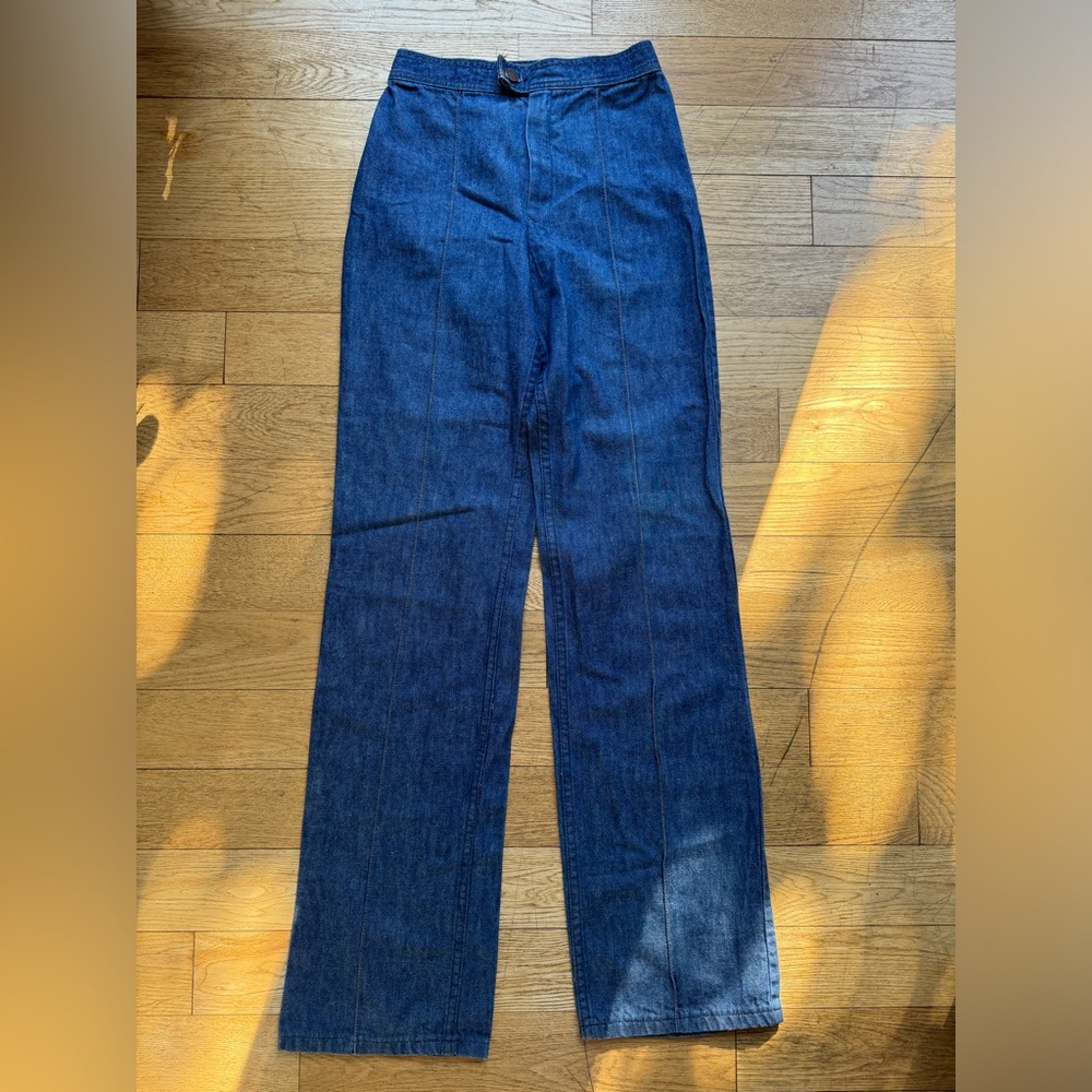 Vintage 1970s JTF Wide Leg Denim Jeans